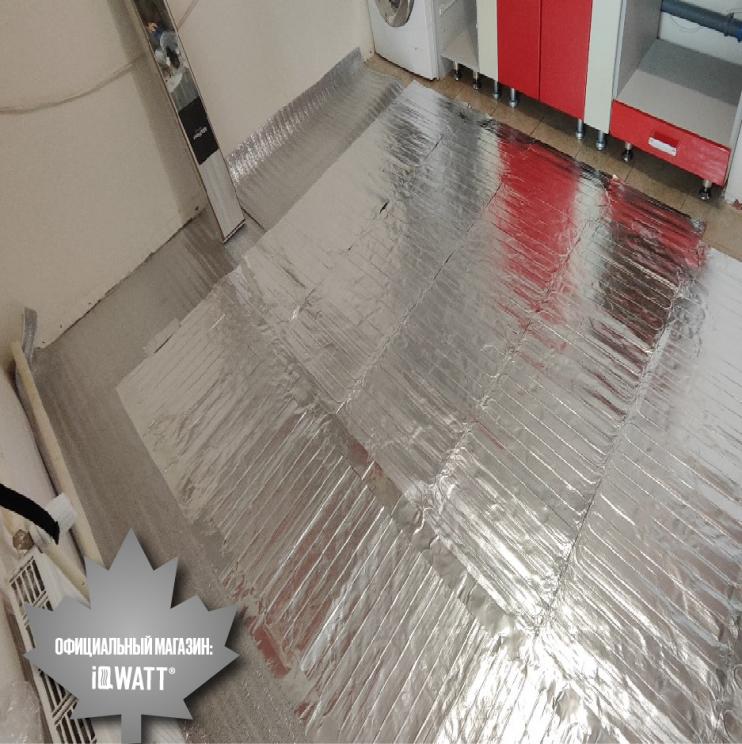 Ультратонкий греющий мат IQ LAMINATE MAT 150 Вт/м.кв - 2,5м²